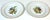 Arts & Crafts Pair 19th Century Meissen Hand-Painted Fruit Cabinet Plates Gilt Scalloped Edges For Sale - Image 3 of 11