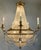 Metal Large Signed E. F. Caldwell Bronze and Crystal Empire Style Chandelier For Sale - Image 7 of 12