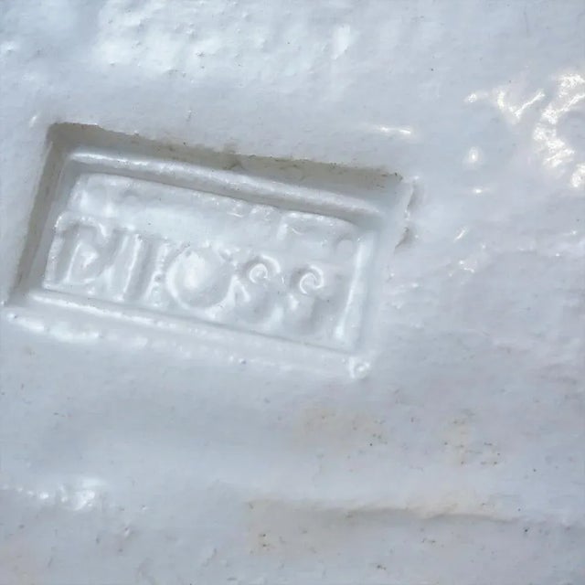 Blue Woman Mural Ceramic from Bitossi, 1970s For Sale - Image 8 of 10