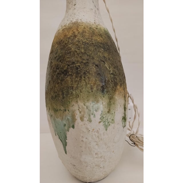 Large Glazed Ceramic Lamp Base by Marcello Fantoni, Italy, 1960s For Sale - Image 15 of 17