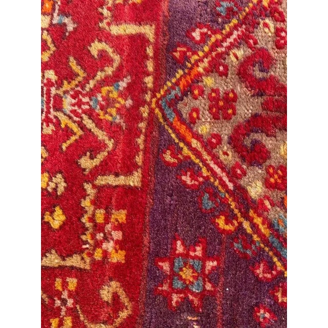 Textile Antique Turkish Yastik Rug For Sale - Image 7 of 18