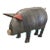 Vintage French Tole Pig Crafted W Old Metal Elements For Sale