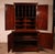 Small Early 19th Century Two-Part Mahogany Buffet For Sale - Image 4 of 9