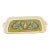 Nova Deruta Italian Ceramic Hand-Painted Rectangular Small Tray With Handles For Sale