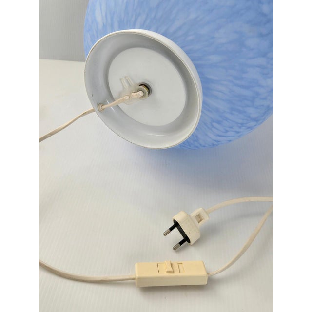 1970s Vintage Egg-Shaped Table Lamp, 1970s For Sale - Image 5 of 10