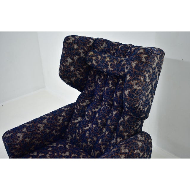 Mid-Century Wing Armchair, Czechoslovakia, 1960s For Sale - Image 9 of 18