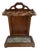 1890s French Oak Twelve Hole Umbrella Cane Stick Stand For Sale
