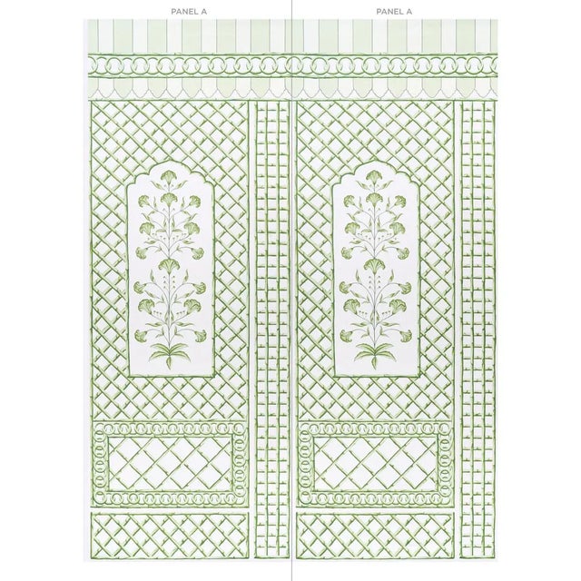 A chic lattice design with a stylized floral inset, Bamboo Trellis Panel A can be used with or without its companion,...