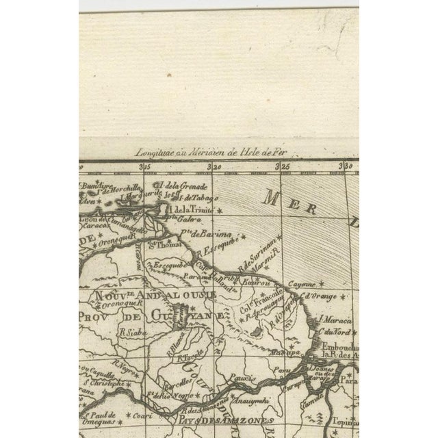 Antique South America Enlightenment Map by Rigobert Bonne, 1780s For Sale - Image 4 of 12