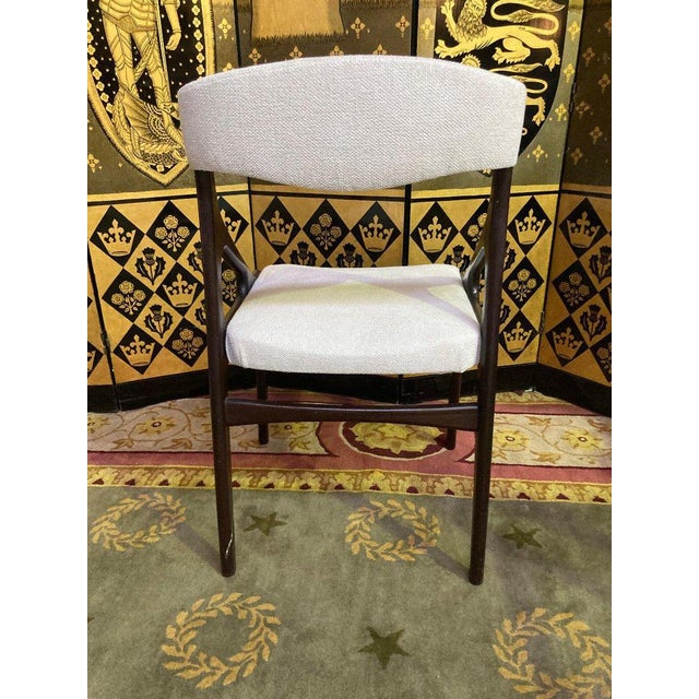 Gold Chairs in Mahogany, Set of 6 For Sale - Image 8 of 11