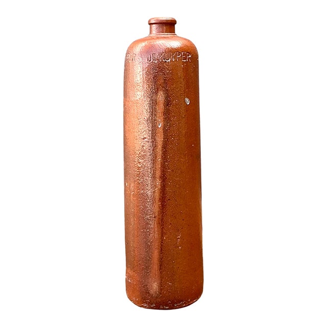 Vintage De Kuyper Pottery Bottle For Sale
