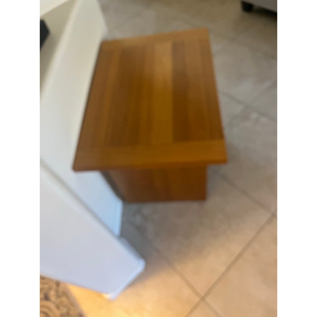 Wood 1960s Mid-Century Modern Teak Ansager Møbler a/S Danish Accent Side Table For Sale - Image 7 of 12