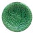 English Green Majolica Leaf Plate Circa 1880 For Sale