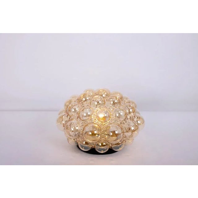 Bubble Glass Flush Mount attributed to Helena Tynell for Glashütte Limburg, Germany, 1970s For Sale - Image 6 of 11