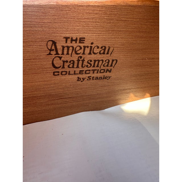 American 1990s The American Craftsman Collection by Stanley Mahogany Chest For Sale - Image 3 of 10