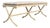 Vintage Drexel Heritage X-Form Faux Bamboo Bench For Sale
