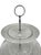 Metal Vintage 3-Tier Pressed Glass Serving Stand For Sale - Image 7 of 12