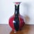 Mid-Century Chinese Porcelain Vase in Antique Ox-Blood, Black and Green Flambe Glaze Measures approx 13.5H x 8D Please...