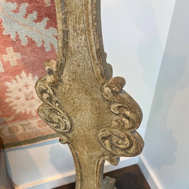1990s Italian Hand Painted Wood Pedestal For Sale In Dallas - Image 6 of 12