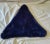 1970s Vintage Bauhaus Butterfly Chair Footrest With Blue Faux Fur Cover For Sale - Image 6 of 8