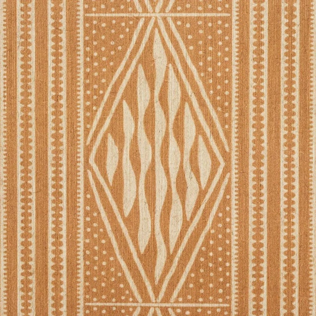 Schumacher Schumacher Cassava Wallpaper In Sable For Sale - Image 4 of 6
