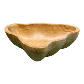 Medium Wooden Bowl For Sale