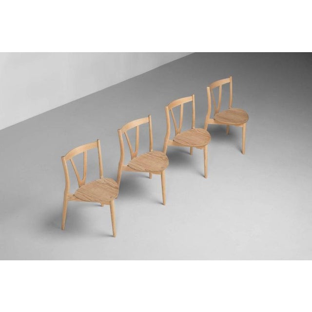 PP51/3 V Chairs attributed to Hans J. Wegner for PP Mobler, Denmark, 1988, Set of 4 For Sale - Image 11 of 18