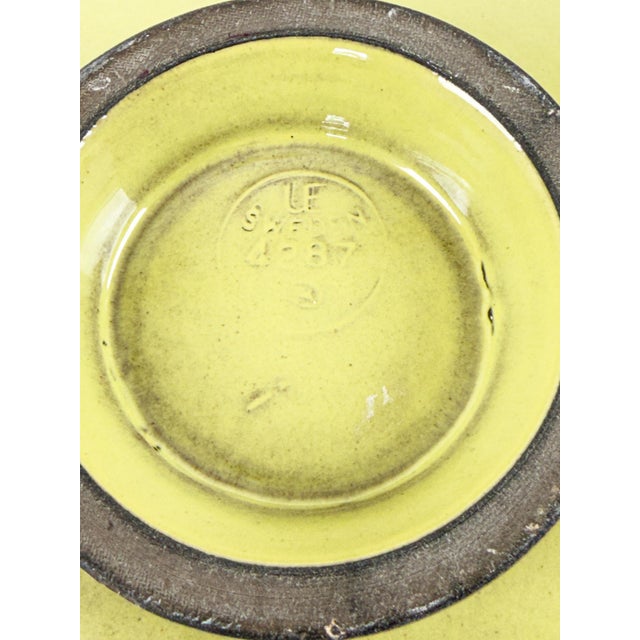 1950s Sunflower Ceramic Bowl by Mari Simmulson for Upsala-Ekeby, Sweden, 1960s For Sale - Image 5 of 7