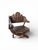 Late 19th Century Renaissance Italian Pair Chairs, Hand Carved Walnut Wood For Sale - Image 4 of 12