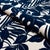Schumacher SAMPLE - Schumacher Miramar Indoor/Outdoor Velvet Fabric In Navy For Sale - Image 4 of 4