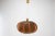 Large Mid-Century Wooden Veneer Pendant from Úluv, 1960s For Sale - Image 9 of 11