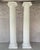 Neoclassical Neoclassical Ionic-Style Fluted White Carved Wood Architectural Columns, a Pair For Sale - Image 3 of 15