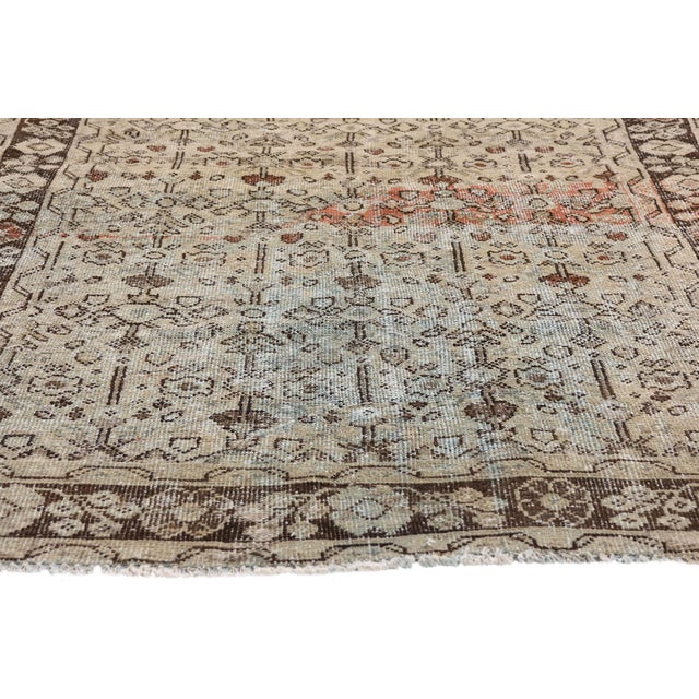 Vintage Persian Mahal Rug, 03'09 X 06'11 For Sale - Image 4 of 10