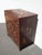 Vintage Chinese Asian Burgundy Lacquer Floral Chinoiserie Cabinet ~ Side Table For Sale - Image 10 of 17