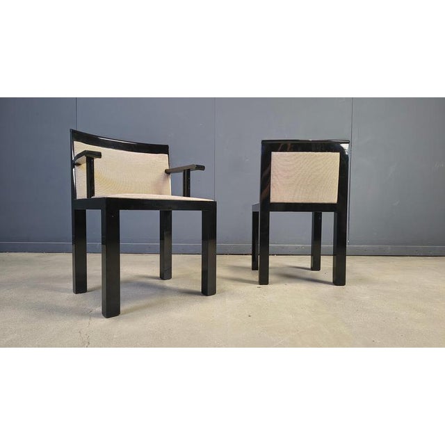 Teatro Chairs by Aldo Rossi and Luca Meda for Molteni, 1980s, Set of 6 For Sale - Image 3 of 18