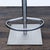Metal Frag Brushed Aluminum Counter Stool With Leather Seat For Sale - Image 7 of 8