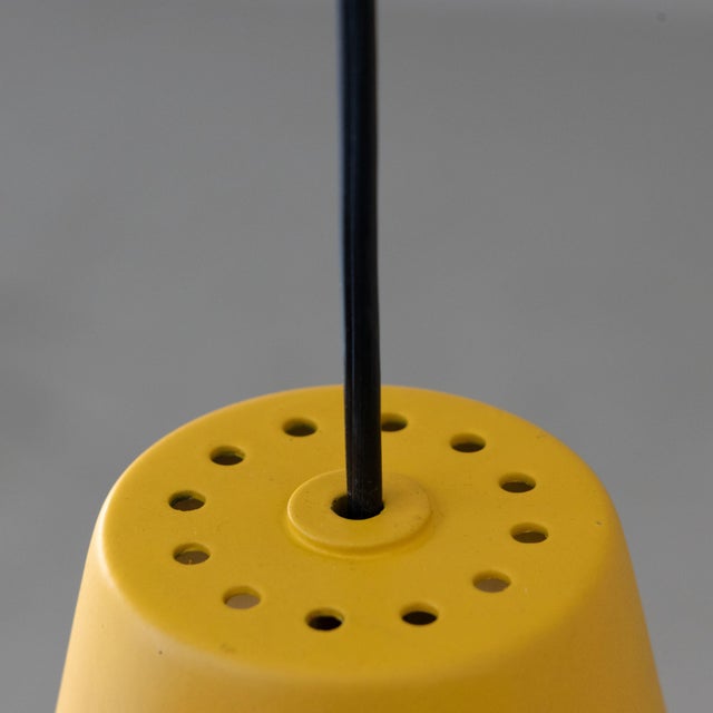 Model 2081 Pendant Lamp in Metal by Gino Sarfatti, 1950s For Sale - Image 11 of 15