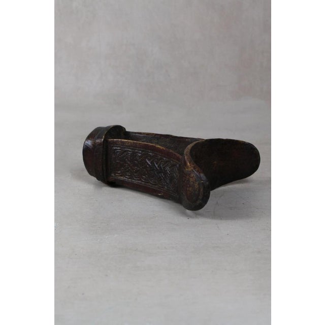 Vintage Ethiopian Headrest in Wood For Sale - Image 6 of 7