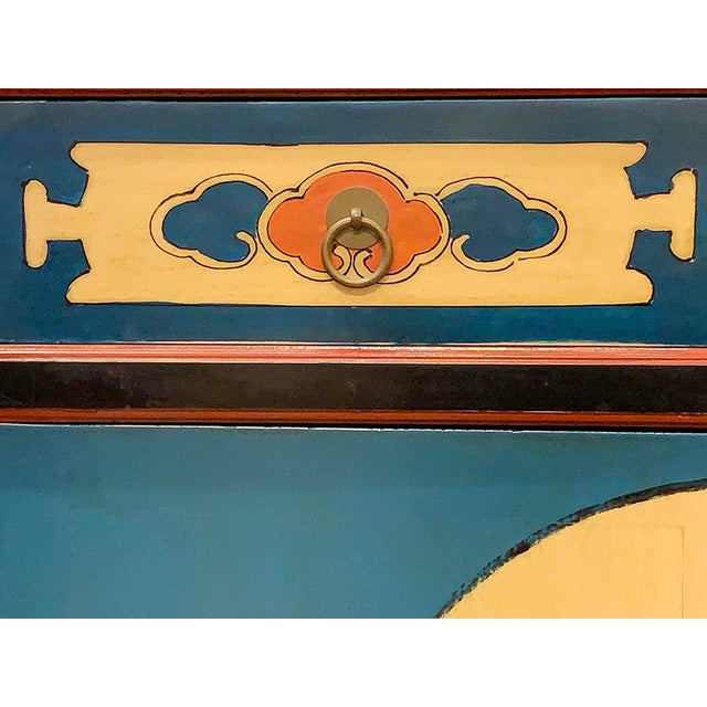 Chinese Asian 1980s' Mongolian Cabinet For Sale - Image 3 of 7