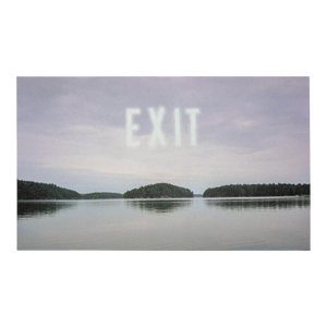 Anne Sager "Exit" Surreal Digitized Iris Print