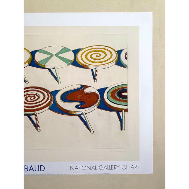 2010s Wayne Thiebaud Offset Lithograph Print Pop Art Museum Poster " Big Suckers " 1971 For Sale - Image 5 of 14