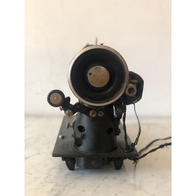 Metal Rare Antique New Home "Light Running" Sewing Machine, American Circa 1930 For Sale - Image 7 of 9