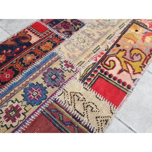 Mid 20th Century Anatolian Decorative Kilim Runner For Sale - Image 6 of 10