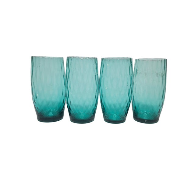 Vintage Cocktail Glasses by Sarnecki for Krosno Glassworks, Poland, 1970s, Set of 4 For Sale - Image 13 of 13