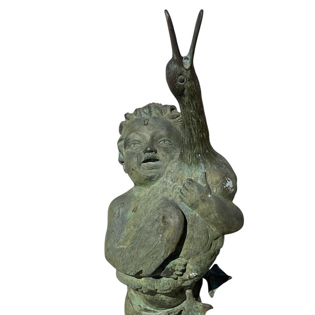 Antique Italian Bronze Fountain For Sale In Raleigh - Image 6 of 10