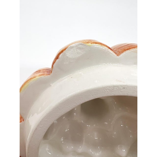 Vintage Italian Nove San Marco Carrot Jar – Ceramic Lidded Canister – Whimsical / Vegetableware For Sale - Image 11 of 12