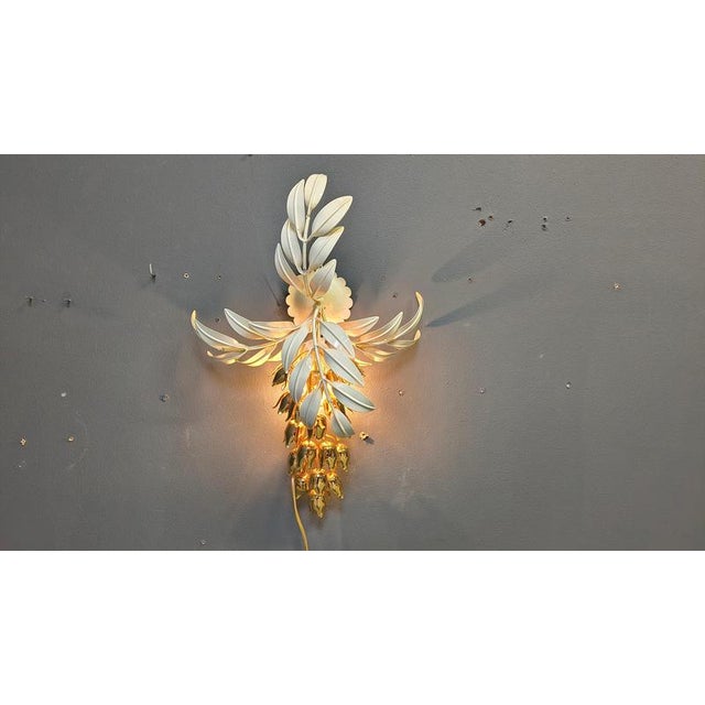 Vintage Floral Wall Lamp from Hans Kögl, 1970s For Sale - Image 10 of 18
