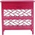 Chippendale Chippendale End Table - Bright Pink For Sale - Image 3 of 4