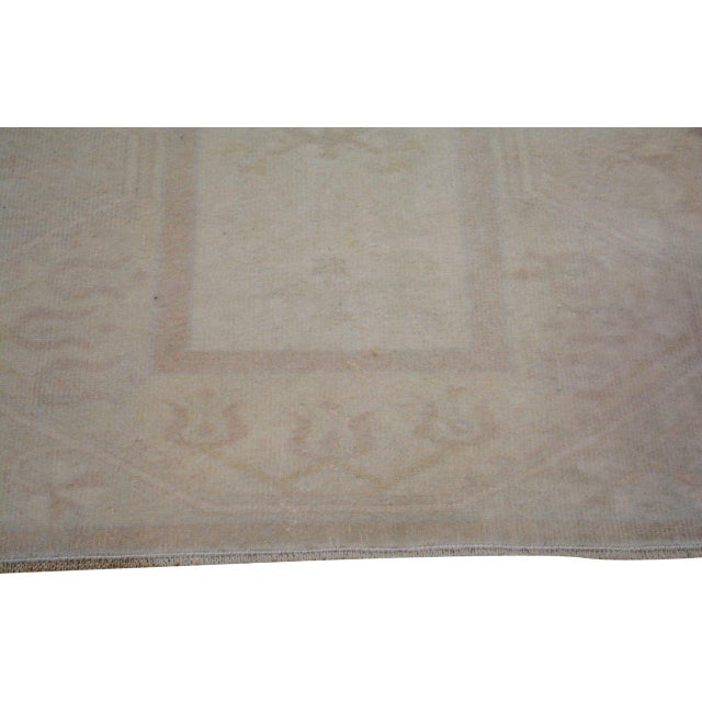 1950s Vintage Turkish Anatolian Hand Knotted Wool Rug, 2'6''x9'3'' For Sale - Image 5 of 5