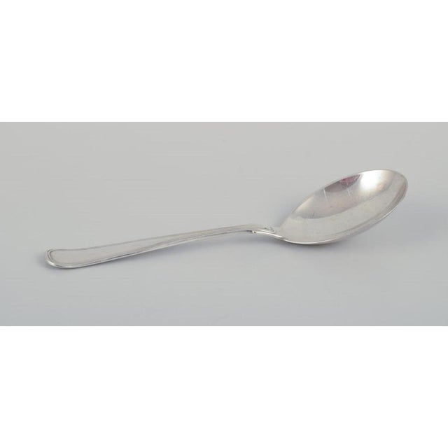 Coffee Spoons and Marmalade Spoon by Georg Jensen for Cohr, 1920s, Set of 6 For Sale - Image 4 of 9